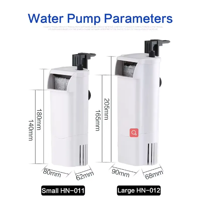 Bomba de Filtro de Água Retang - Fish Tank Filter Pump avaliação e preço